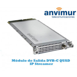 DVB-C output QUAD multiplexer