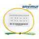 LC/APC - SC/APC SM9/125 3M Ø 2mm fiber patch cord