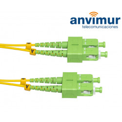 DUPLEX SC/APC - SC/APC SM9/125 10M Ø 2mm fiber patch cable