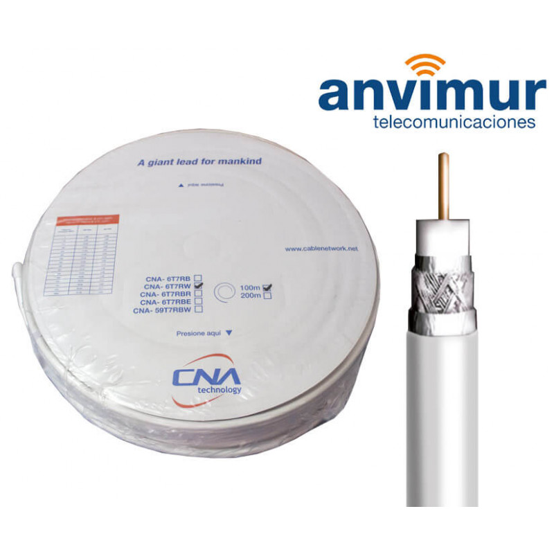 Cable coaxial antena TV AXIL Bobina Cable Coaxial Axil — Ferretería Roure  Juni