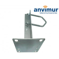 BOLTED WALL CLAMP 20 CM 4 SCREWS