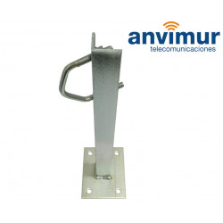 BOLTED WALL CLAMP 30 CM 4 SCREWS