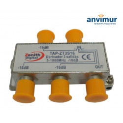 TAP 5-1000Mhz 3 outputs 16dB. Anvimur