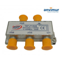 TAP 5-1000Mhz 3 outputs 20dB. Anvimur