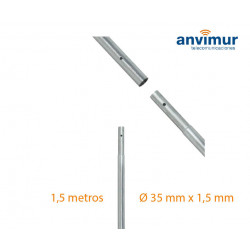 ZINC PLATED MAST 1500x35x1.5MM