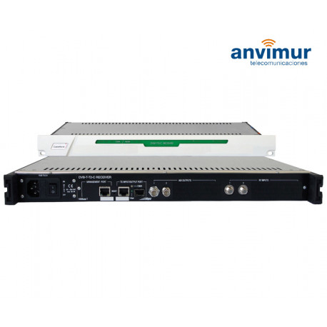 Receptor DVB-S/S2 FTA Salida ASI e IP simultanea