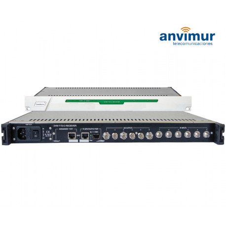 Receptor DVB-S/S2 FTA Salida ASI e IP simultanea