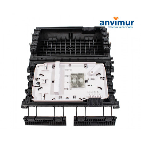 Anvimur Fiber optical closure up to 48 splices, 8 +8 ports