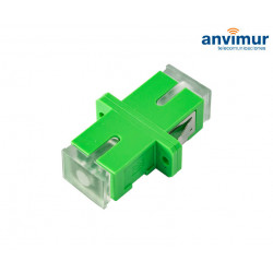 transparent H/H adapter - SC/APC Simplex