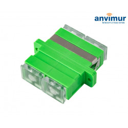 transparent H/H adapter - SC/APC Duplex