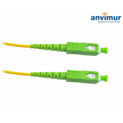 SC/APC - SC/APC SM9/125 1.5M Ø 2mm fiber patch cable