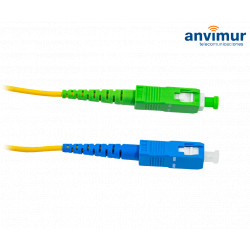 SC/APC - SC/UPC SM9/125 1M Ø 2mm fiber patch cable