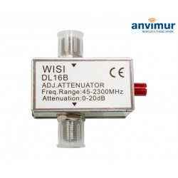 Atenuador Variable 0-20dBm RF+FI WISI
