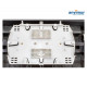 Premium Horizontal Enclosure for 24 Fusion Splices and 16 direct Output Ports