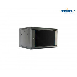 Wall mounted 19" 6U rack cabinet 600X450X368mm