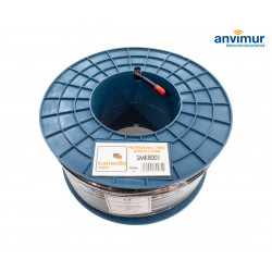 Coaxial Cable reel Ø6.7mm copper, Black