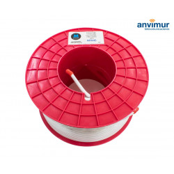 Coaxial Cable reel Ø6.7mm 100% Copper, White