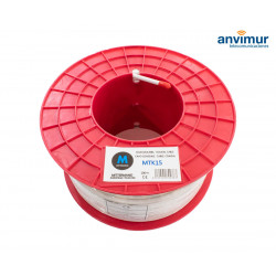 Coaxial cable reel copper-clad steel Ø6.8mm, White