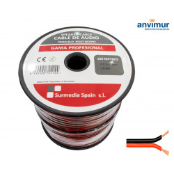 Audio Cable 100mts RED-BLACK 2x2.50mm