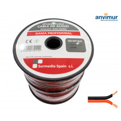 Cable Audio 100mts ROJO-NEGRO 2x2.50mm