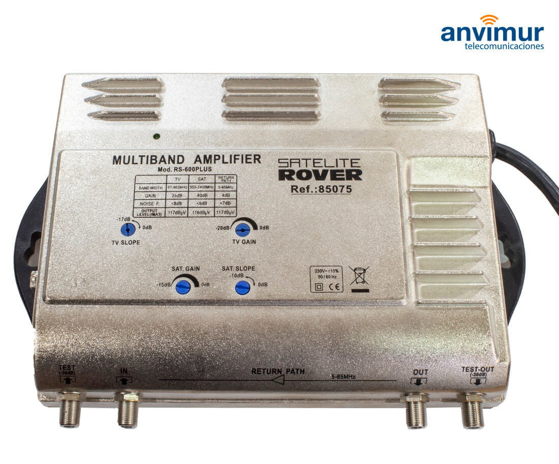 Antena de TV de amplificador LNB de satélite aprobada 40-2050 MHz combina  señales de señal dual LNB Satélite Off-Air Cable TV Signal
