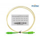 SC/APC - SC/APC 2M Ø 2mm fiber patch cord Cream color