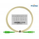 SC/APC - SC/APC 2M Ø 2mm fiber patch cord Cream color