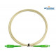 SC/APC - SC/APC 2M Ø 2mm fiber patch cord Cream color