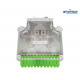 Terminal box DIN type with 12 ports SC/APC Simplex