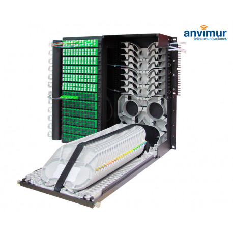 Optical Distribution Frame, 144 optic fibres