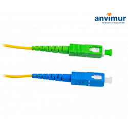 SC/APC - SC/UPC SM9/125 15M Ø 3mm fiber patch cable