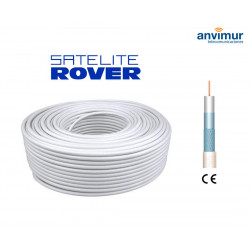 Cable Coaxial Blanco Ø4.6mm Al+PL - ICT