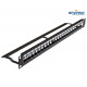 PATCH PANEL 19" 24 holes RJ45H