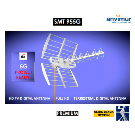 ANTENA HD UHF SMT82LTE DIGITAL ANVIMUR