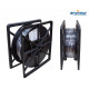 Flat Cable Coil 1 Fiber Black with Steel Reinforcement