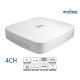 4 channels hibrid DVR (analog/HDCVI/IP), 720p