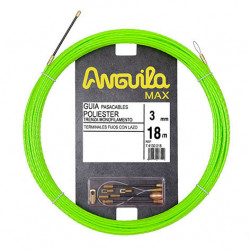ANGUILA MAX 3mm Poliéster con trenza monofilamento 12 metros