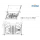ODF 24 Ports SC SX and 24 Fusions 1U