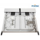 ODF 24 Ports SC SX and 24 Fusions 1U