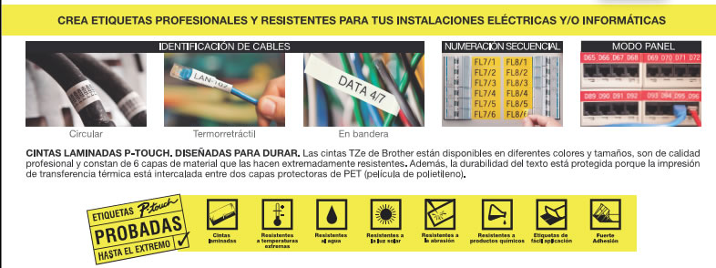 Consumibles P-Touch Brother